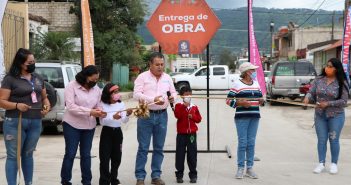 Inauguran rehabilitación de la calle Joaquín Aguirre